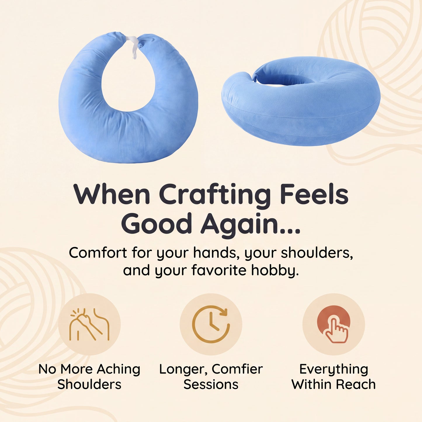 Timsmile™- Craft Support Pillow