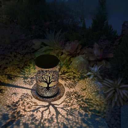 Solar Tree Shadow Lantern