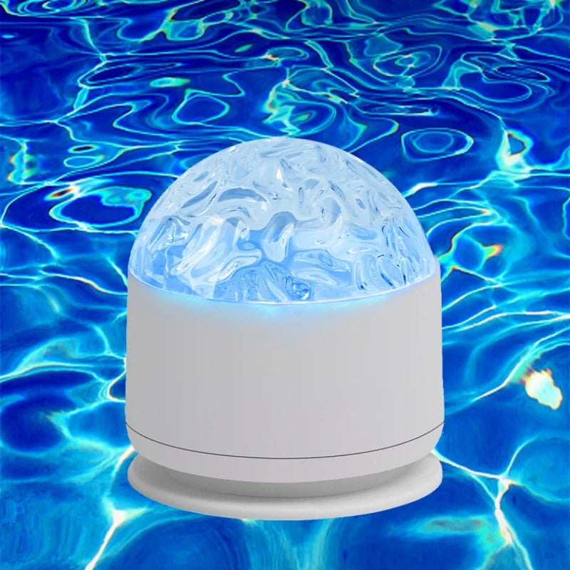 16-Color Water Ripple Projector Light