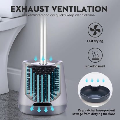 Silicone Toilet Cleaning Brush