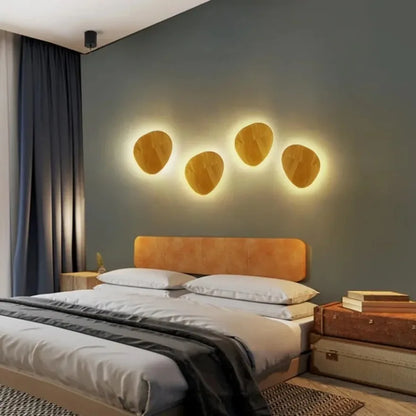 Minimalist Wooden Wall Light