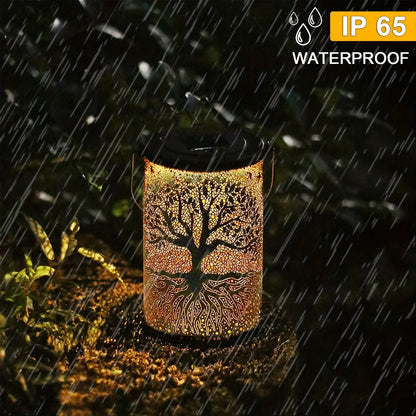 Solar Tree Shadow Lantern
