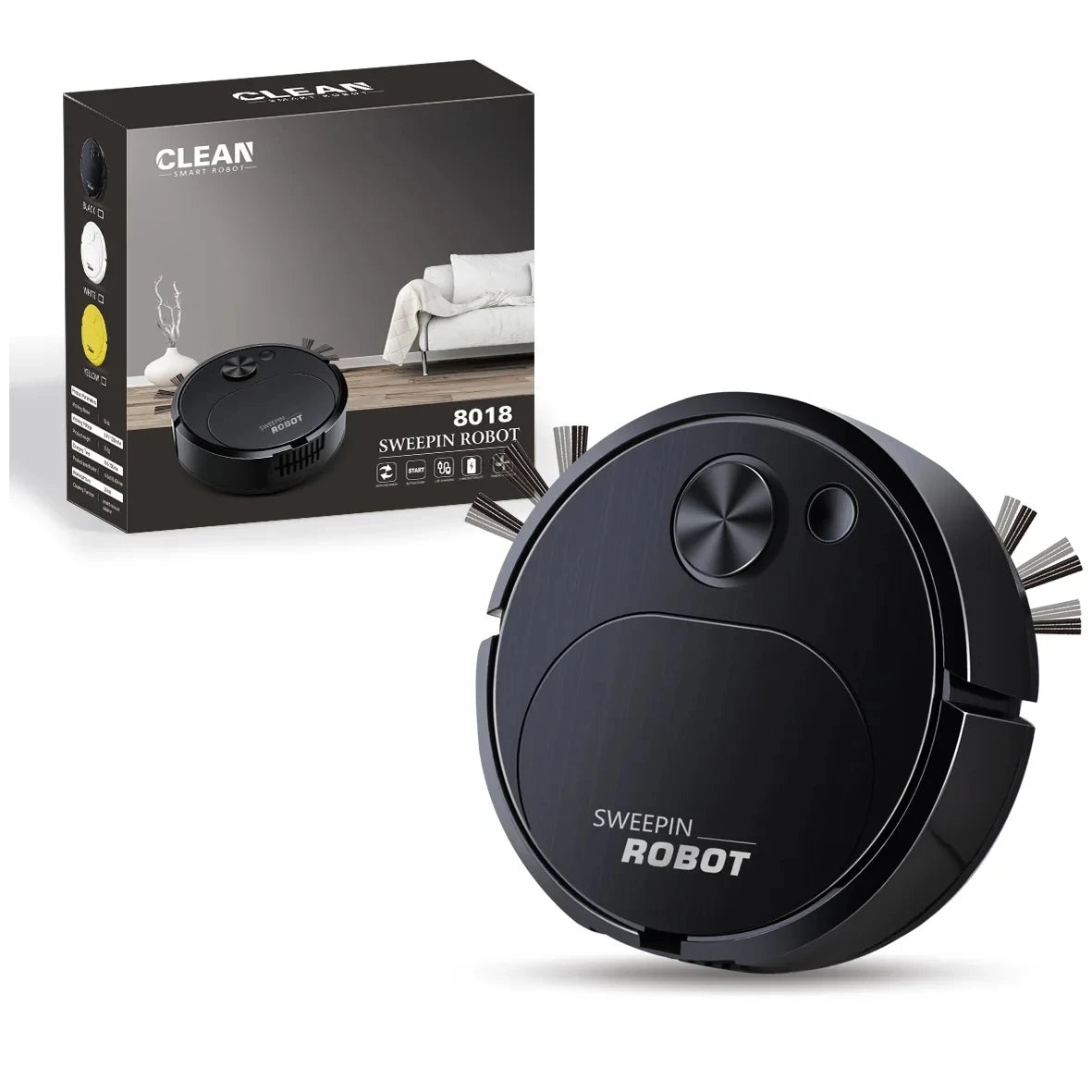Wireless Smart Robot Vacuum