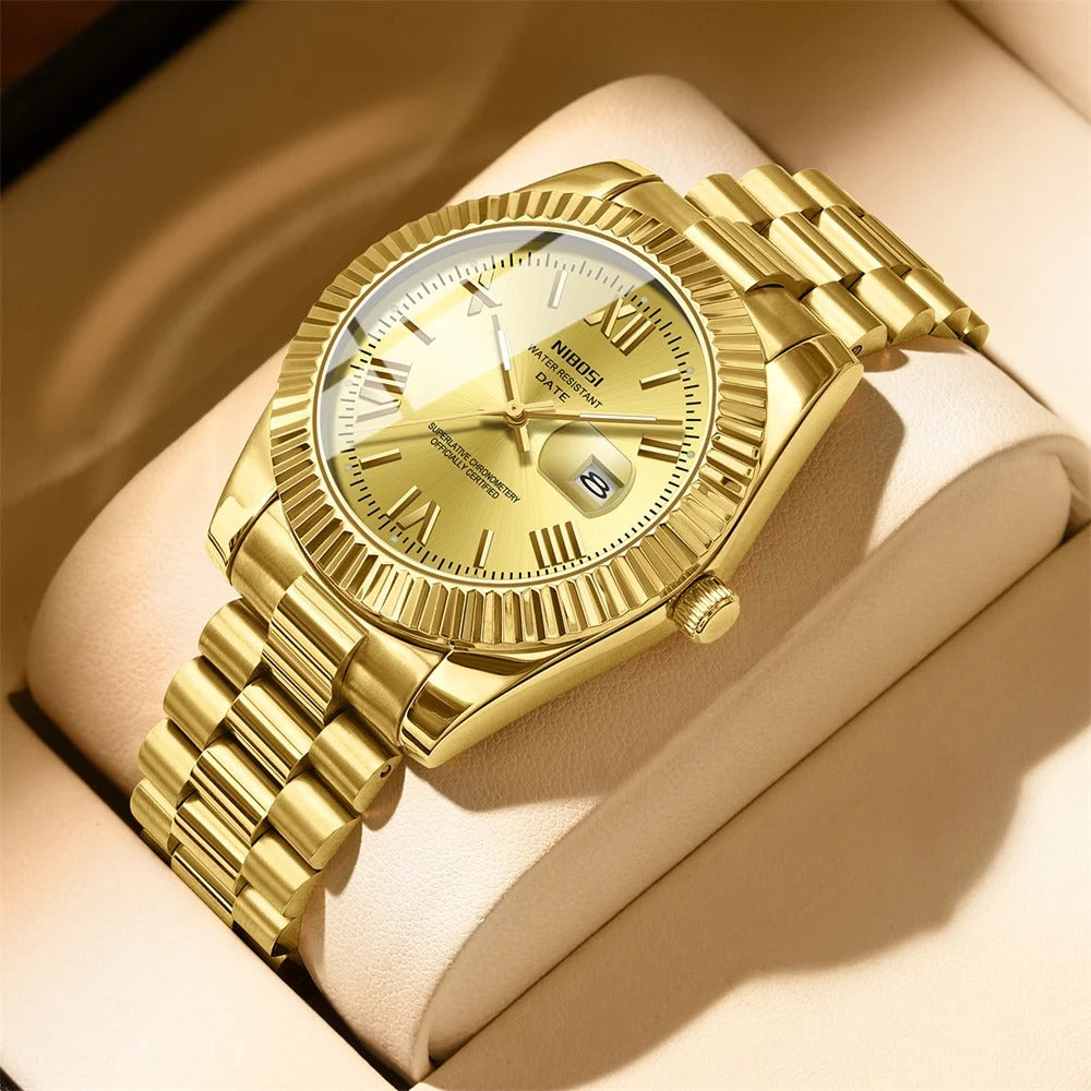 Auremont™ - Classic Luxury Steel Watch