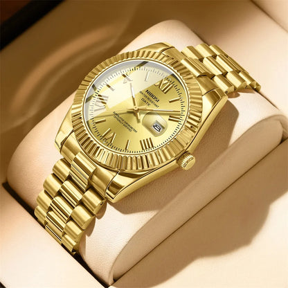 Auremont™ - Classic Luxury Steel Watch