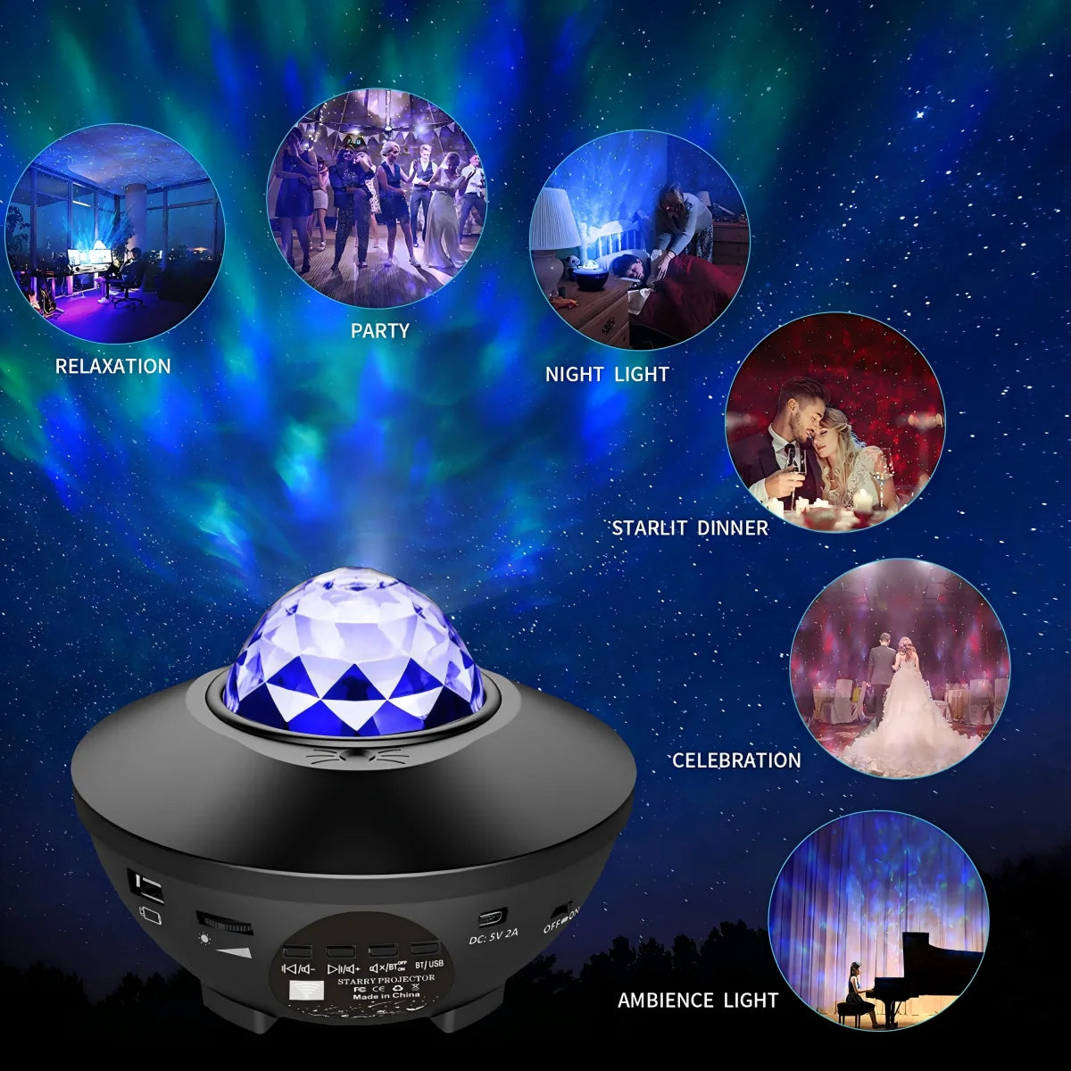 Nebula™ LED Night Light Projector