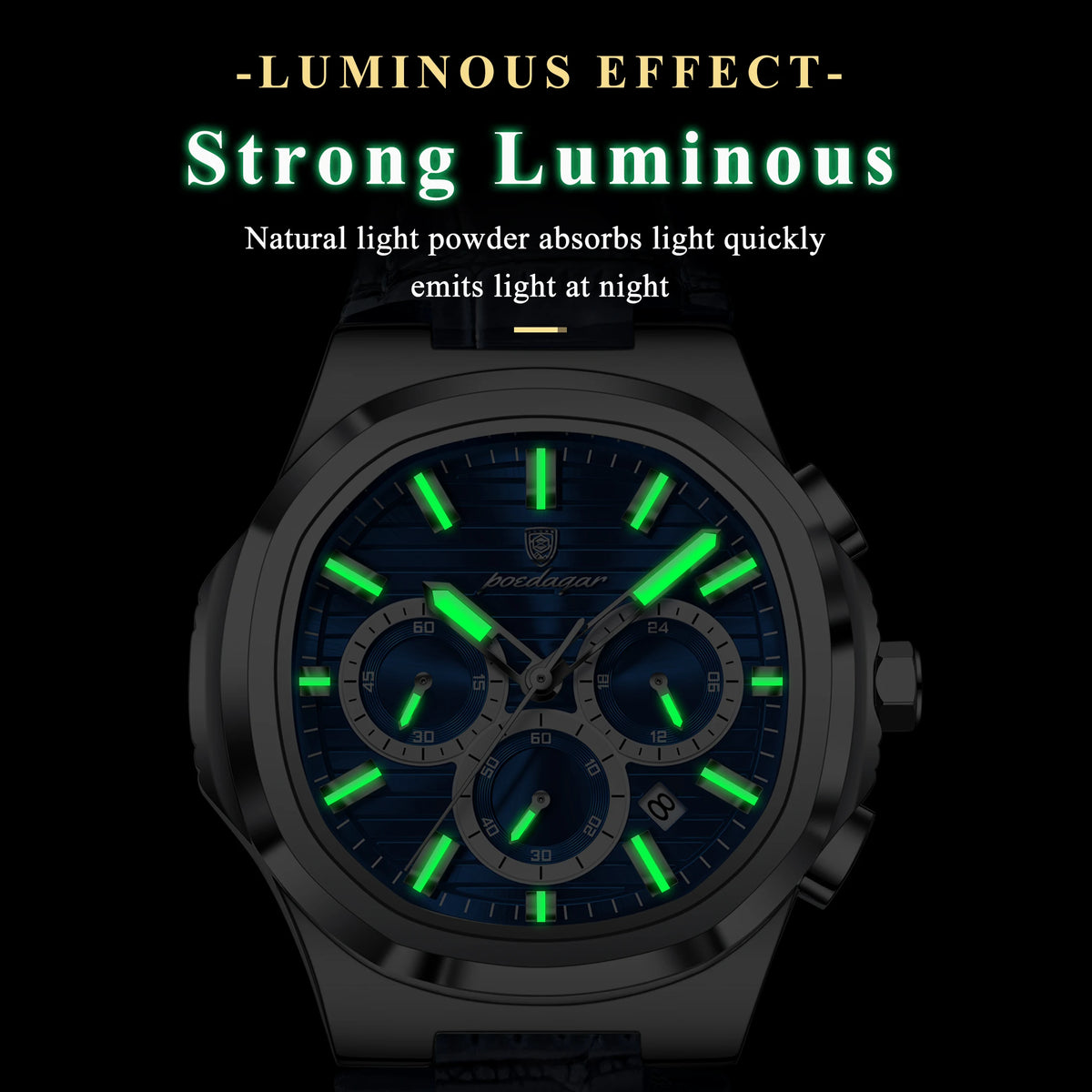 Aurevex™ - Luxury Chronograph Leather Watch