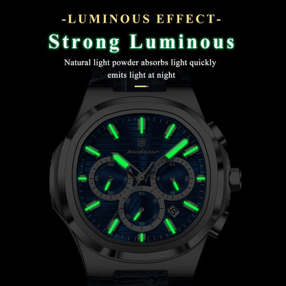 Aurevex™ - Luxury Chronograph Leather Watch