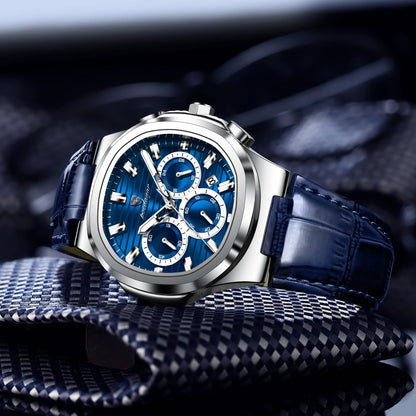 Aurevex™ - Luxury Chronograph Leather Watch