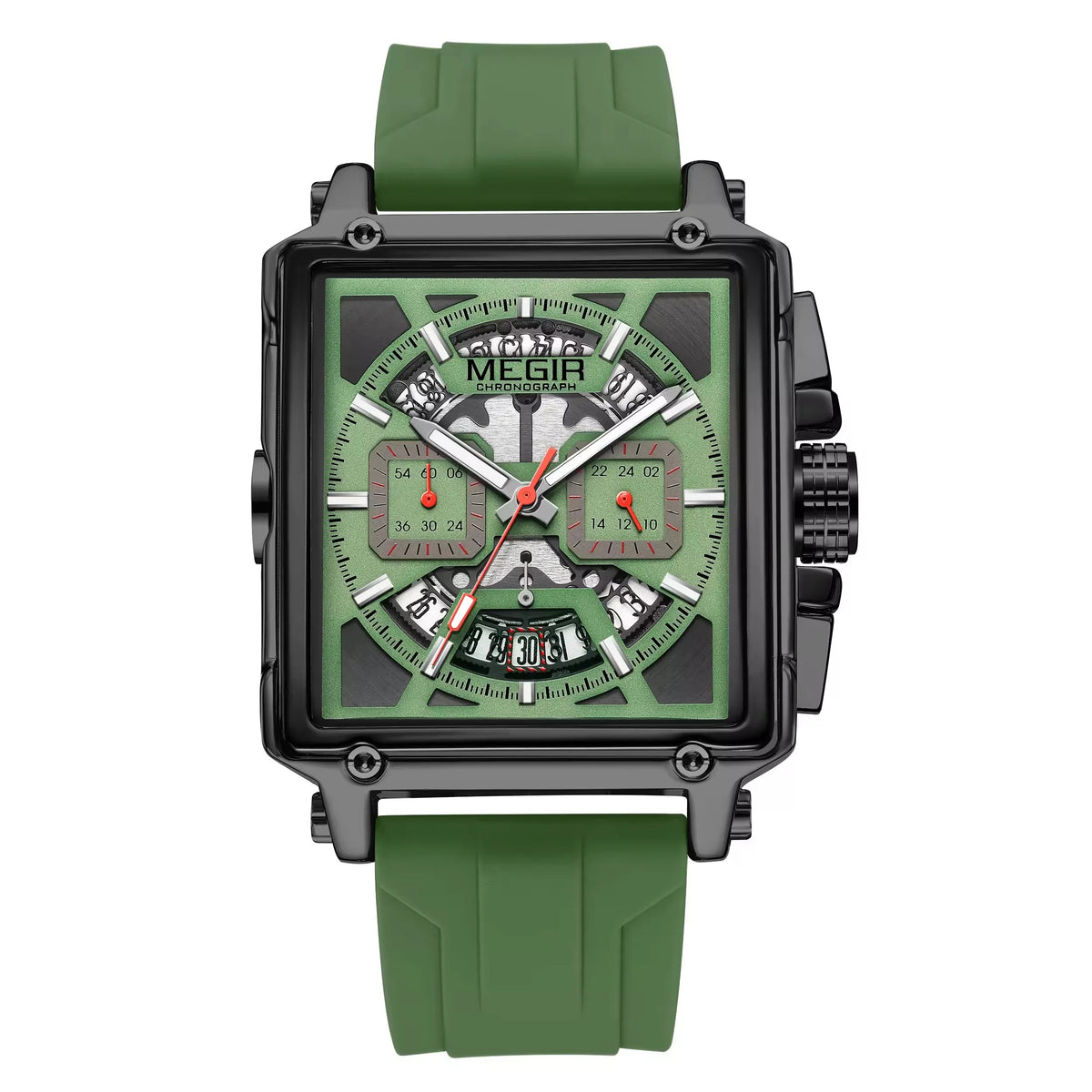 Valtrix™ - Luxury Square Chronograph Watch
