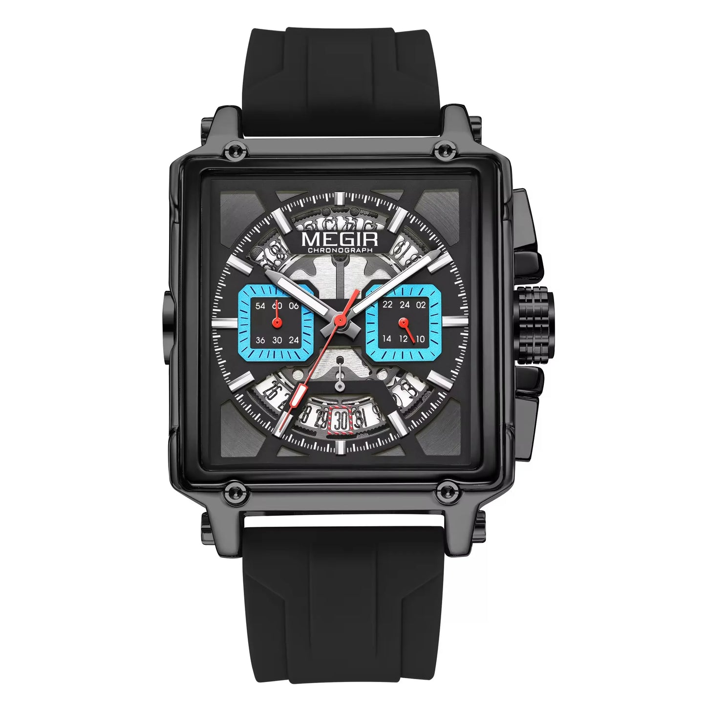 Valtrix™ - Luxury Square Chronograph Watch