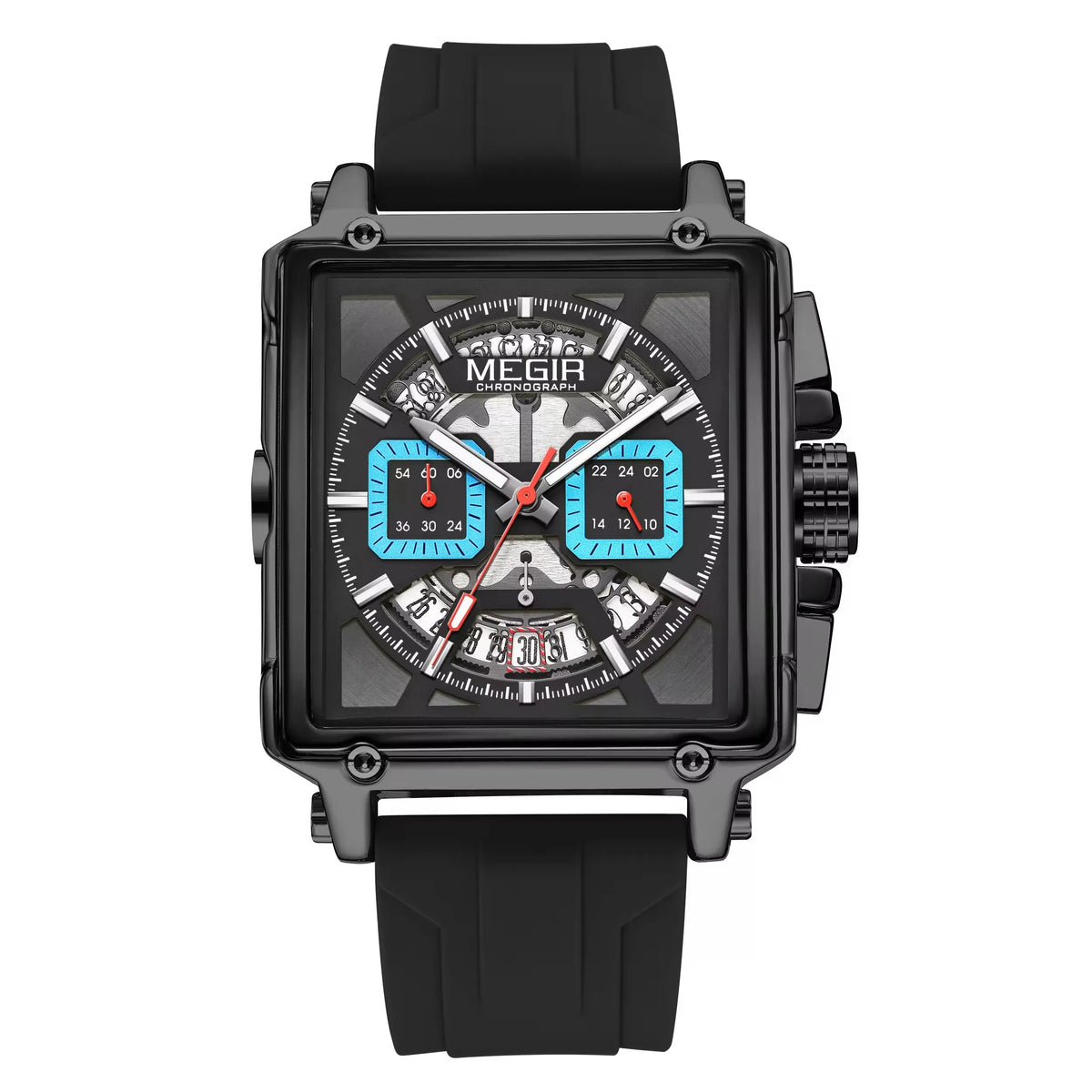 Valtrix™ - Luxury Square Chronograph Watch