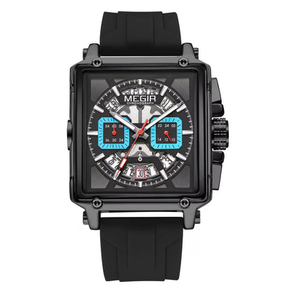 Valtrix™ - Luxury Square Chronograph Watch