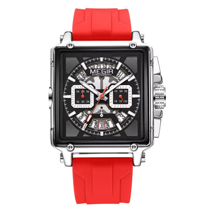 Valtrix™ - Luxury Square Chronograph Watch