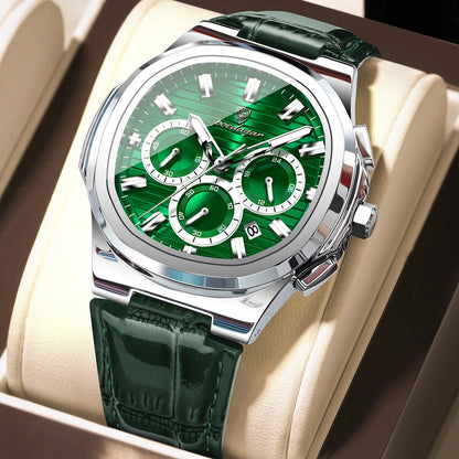 Aurevex™ - Luxury Chronograph Leather Watch