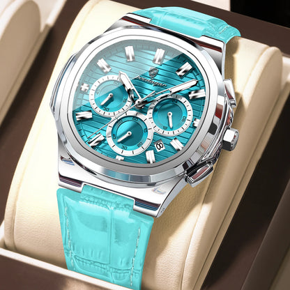 Aurevex™ - Luxury Chronograph Leather Watch