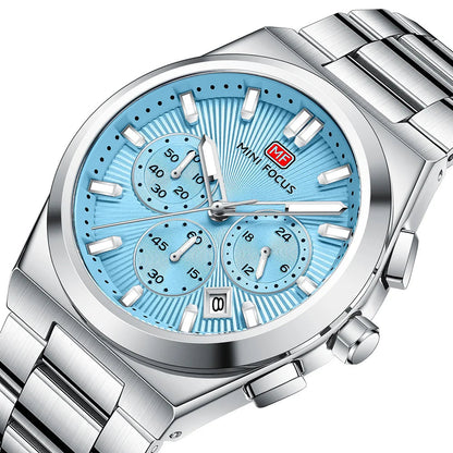Aurevian™ - Luxury Chronograph Steel Watch