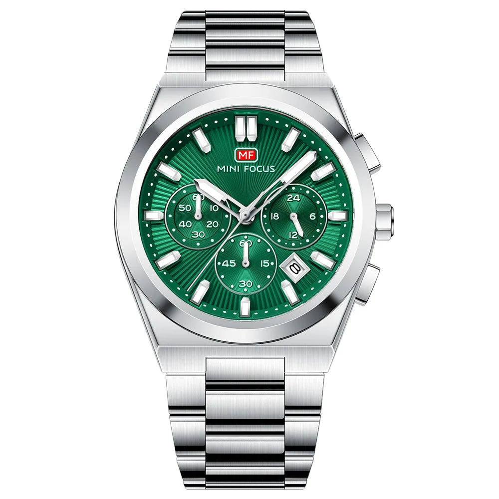 Aurevian™ - Luxury Chronograph Steel Watch