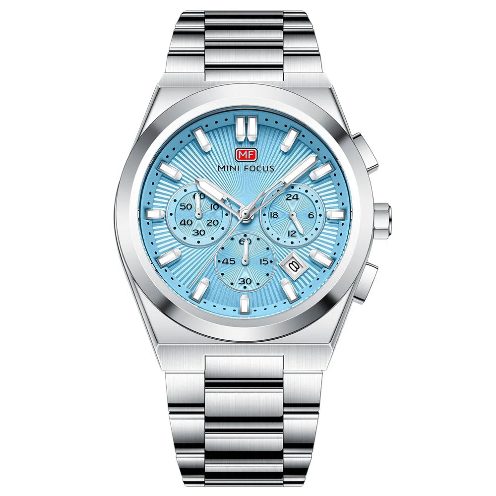 Aurevian™ - Luxury Chronograph Steel Watch