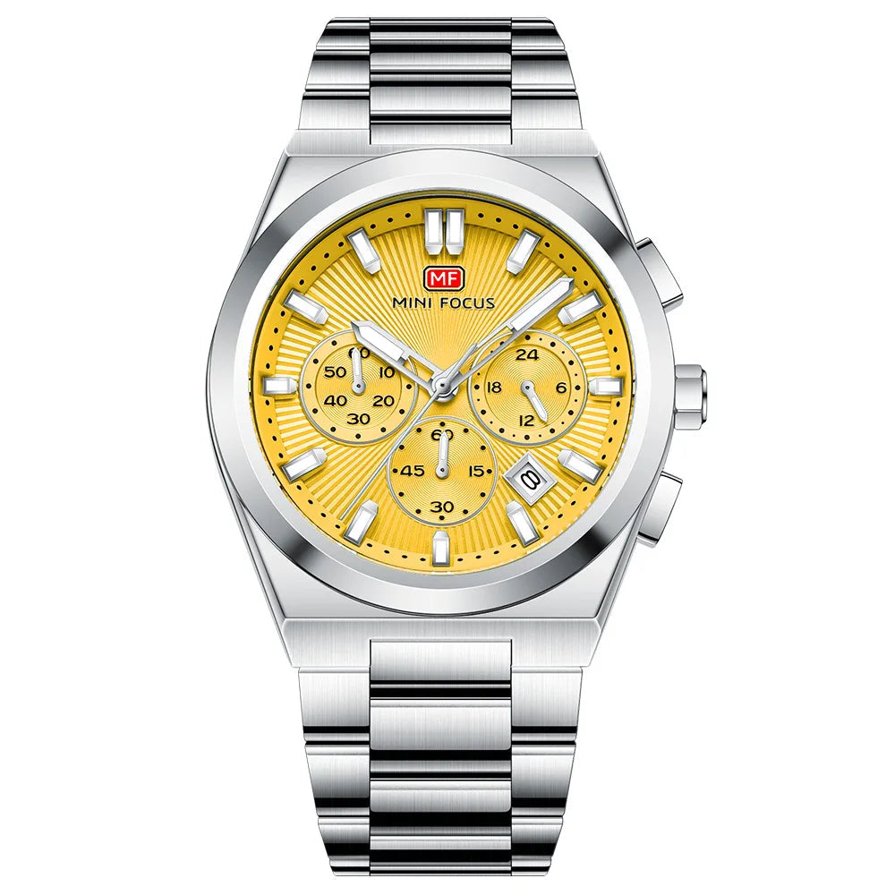 Aurevian™ - Luxury Chronograph Steel Watch