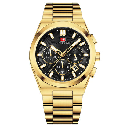 Aurevian™ - Luxury Chronograph Steel Watch