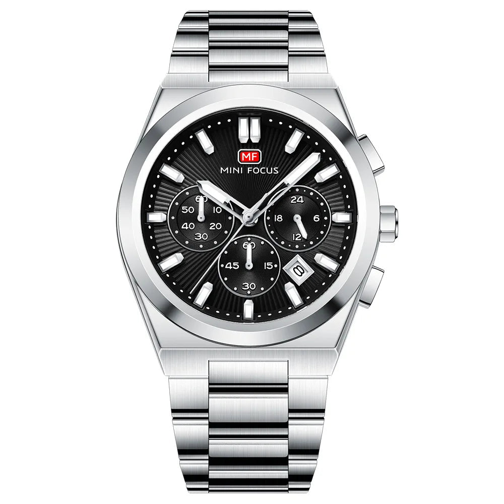 Aurevian™ - Luxury Chronograph Steel Watch