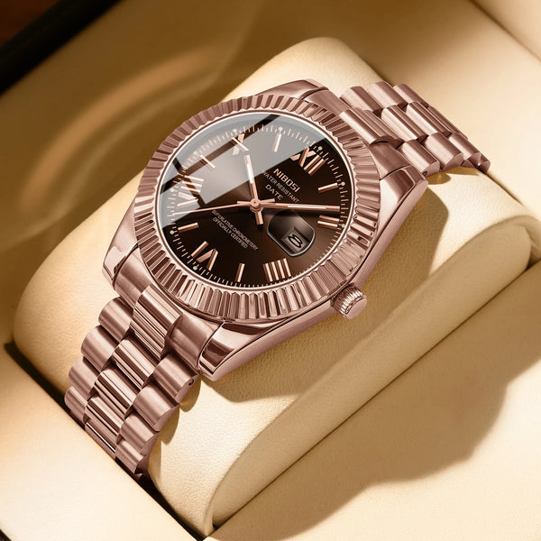 Auremont™ - Classic Luxury Steel Watch