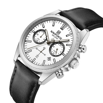 Valtiero™ - Luxury Chronograph Leather Watch