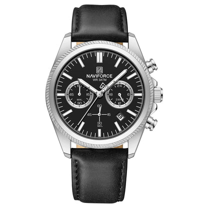 Valtiero™ - Luxury Chronograph Leather Watch