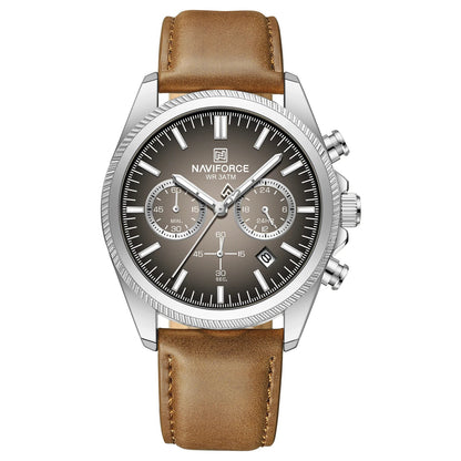 Valtiero™ - Luxury Chronograph Leather Watch
