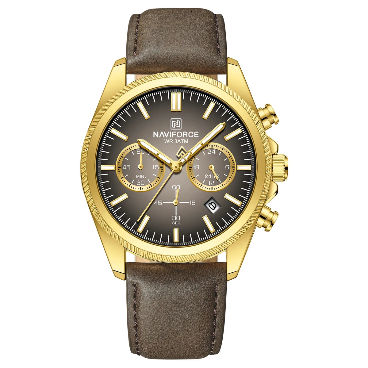 Valtiero™ - Luxury Chronograph Leather Watch