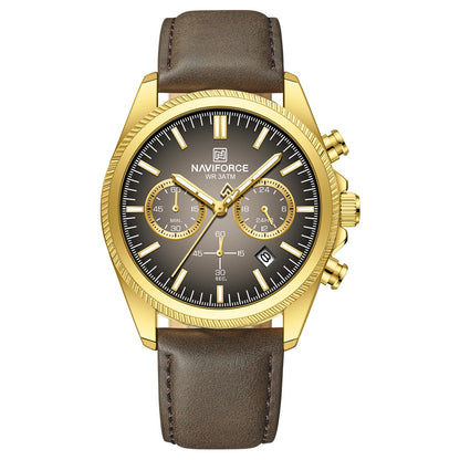 Valtiero™ - Luxury Chronograph Leather Watch