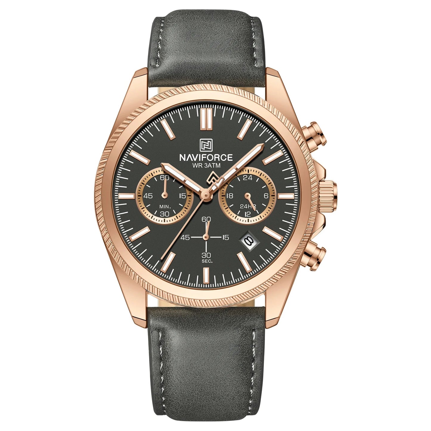 Valtiero™ - Luxury Chronograph Leather Watch