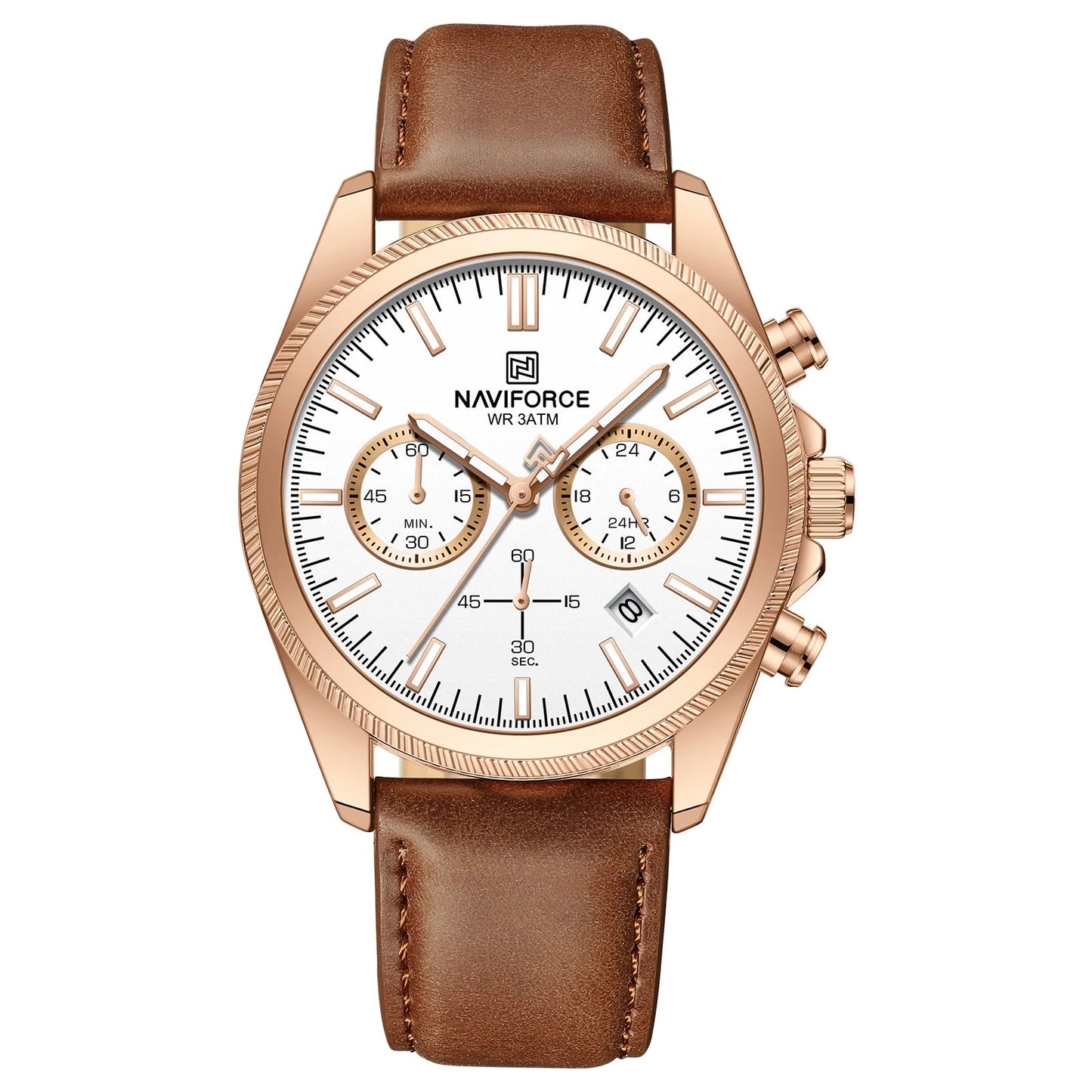 Valtiero™ - Luxury Chronograph Leather Watch