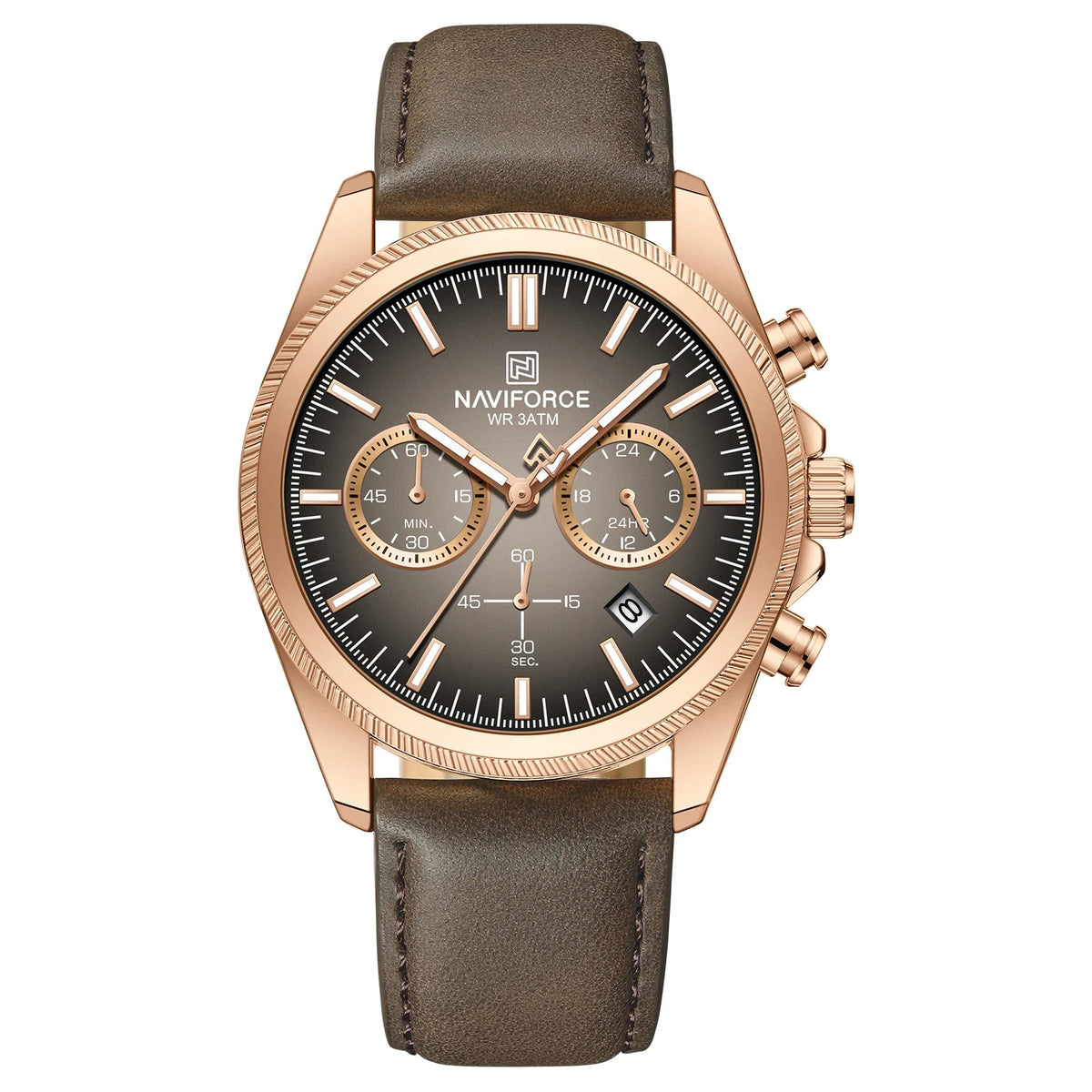 Valtiero™ - Luxury Chronograph Leather Watch