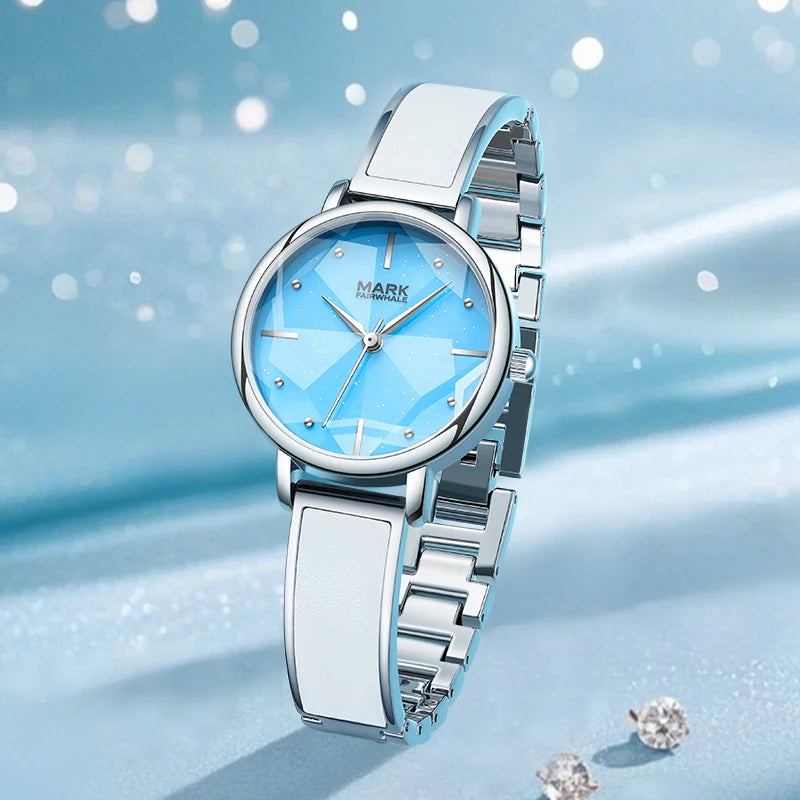 Elvara™ - Elegant Domed Quartz Watch