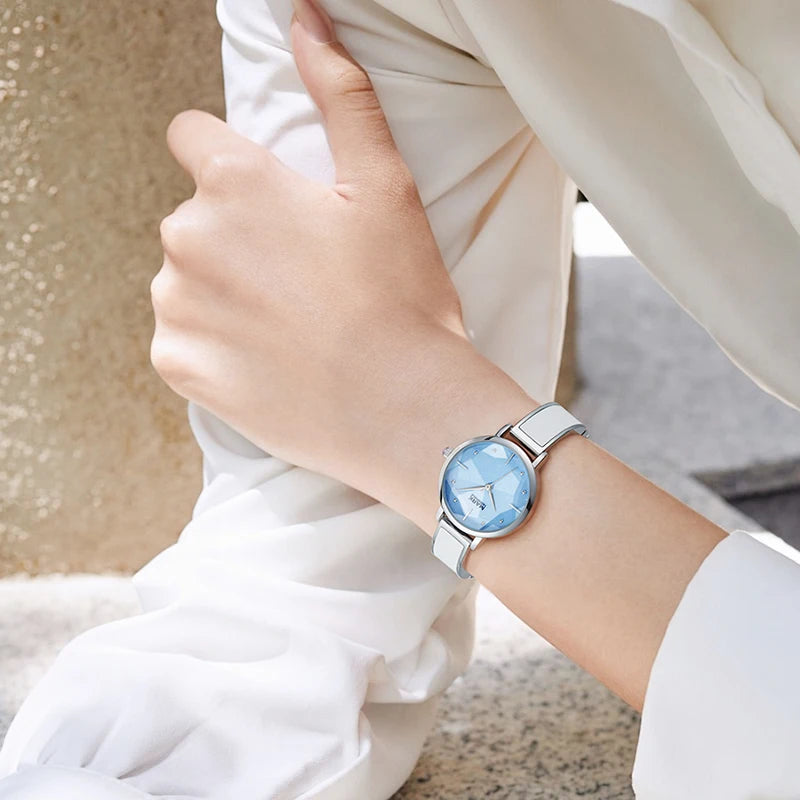 Elvara™ - Elegant Domed Quartz Watch
