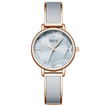 Elvara™ - Elegant Domed Quartz Watch