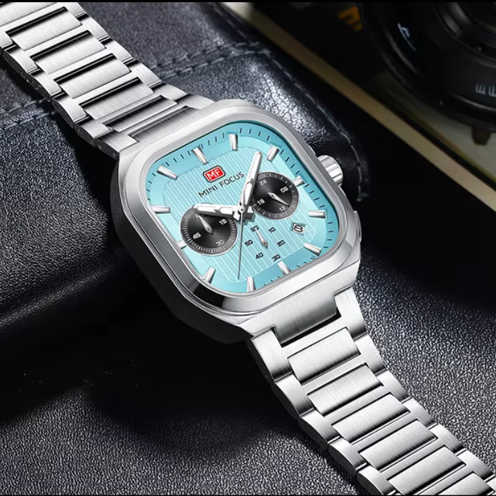 Cavellon™ - Luxury Square Chronograph Watch