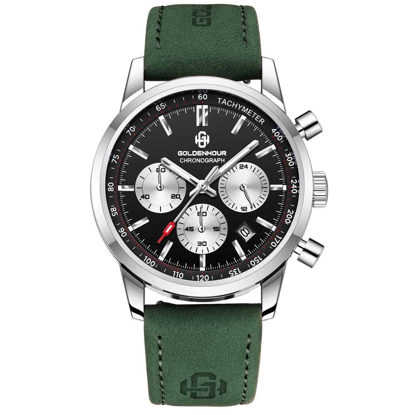 Veylance™ - Luxury Green Chronograph Watch