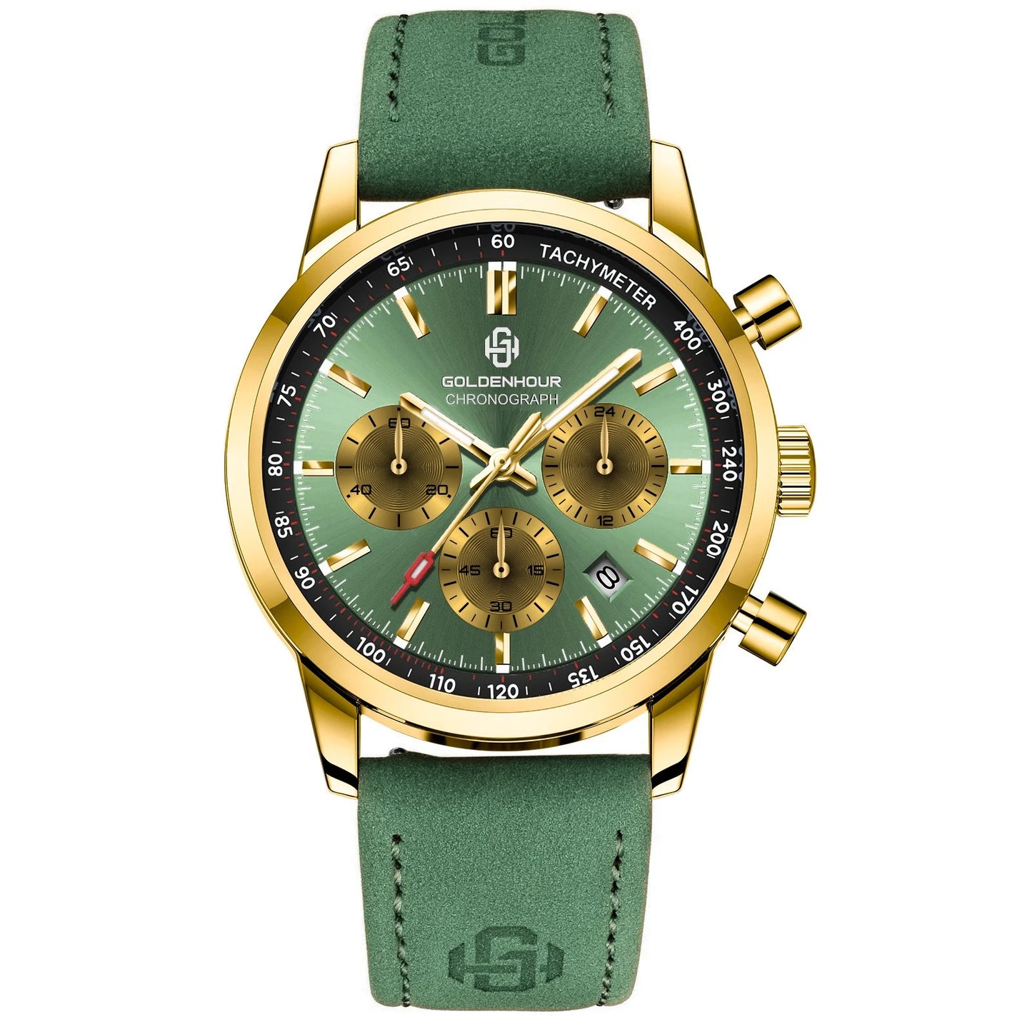 Veylance™ - Luxury Green Chronograph Watch