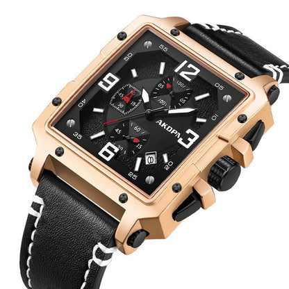 Arvello™ - Luxury Square Chronograph Watch