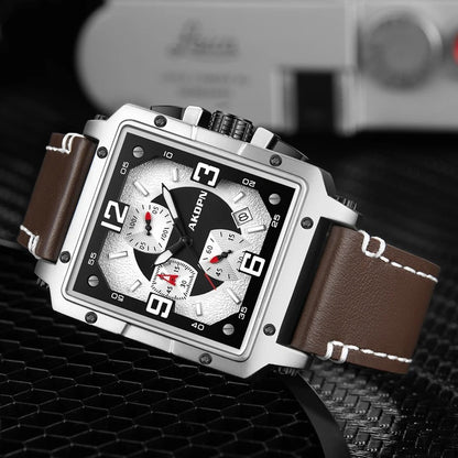 Arvello™ - Luxury Square Chronograph Watch