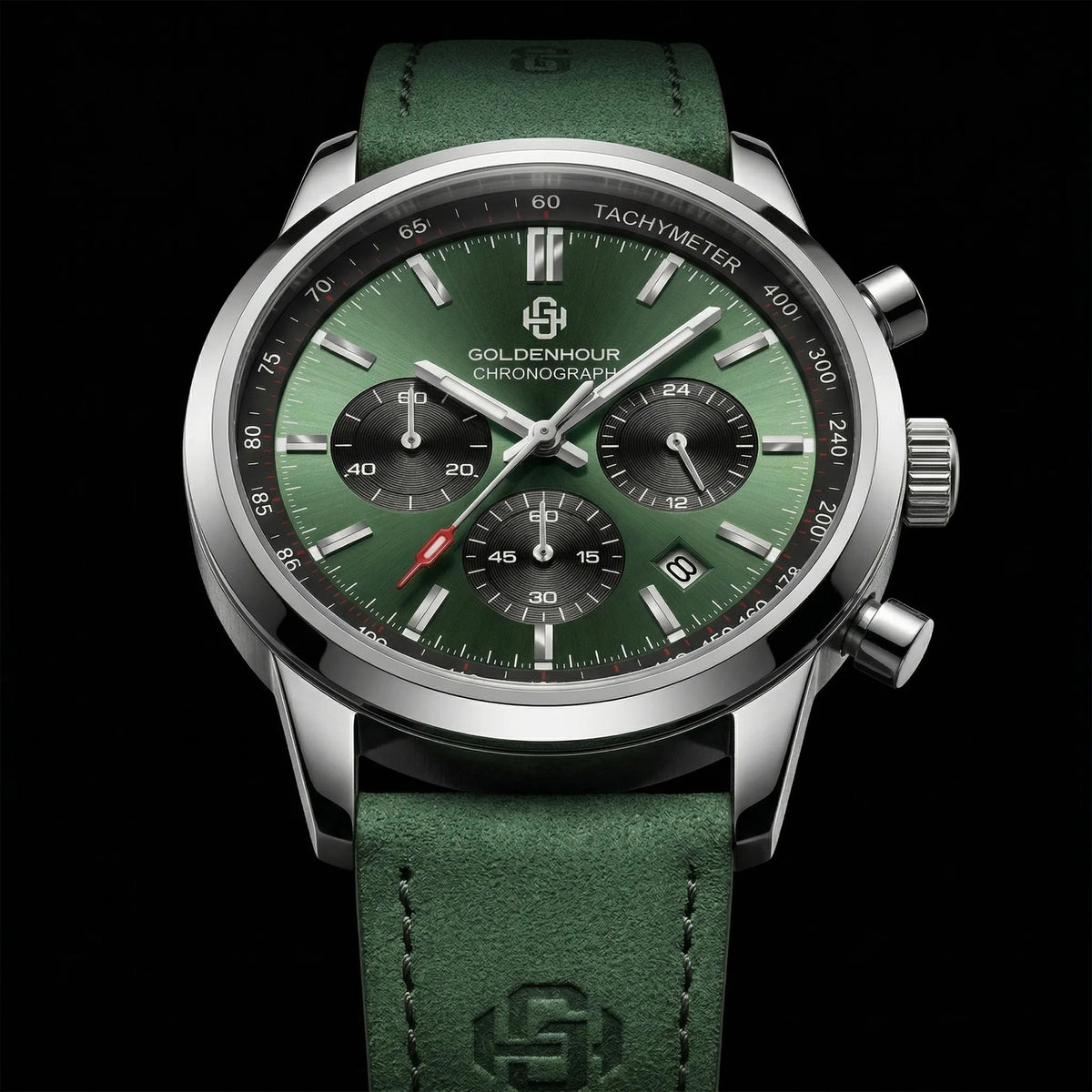 Veylance™ - Luxury Green Chronograph Watch