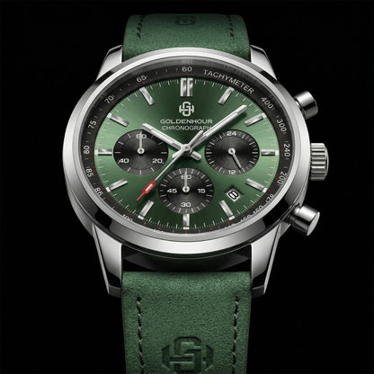 Veylance™ - Luxury Green Chronograph Watch