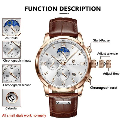 RELOGIO MASCULINO LIGE WATCH