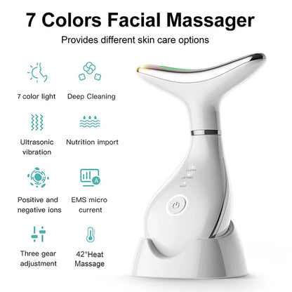 LumiLift Pro™ - 7-Color LED Face & Neck Massager