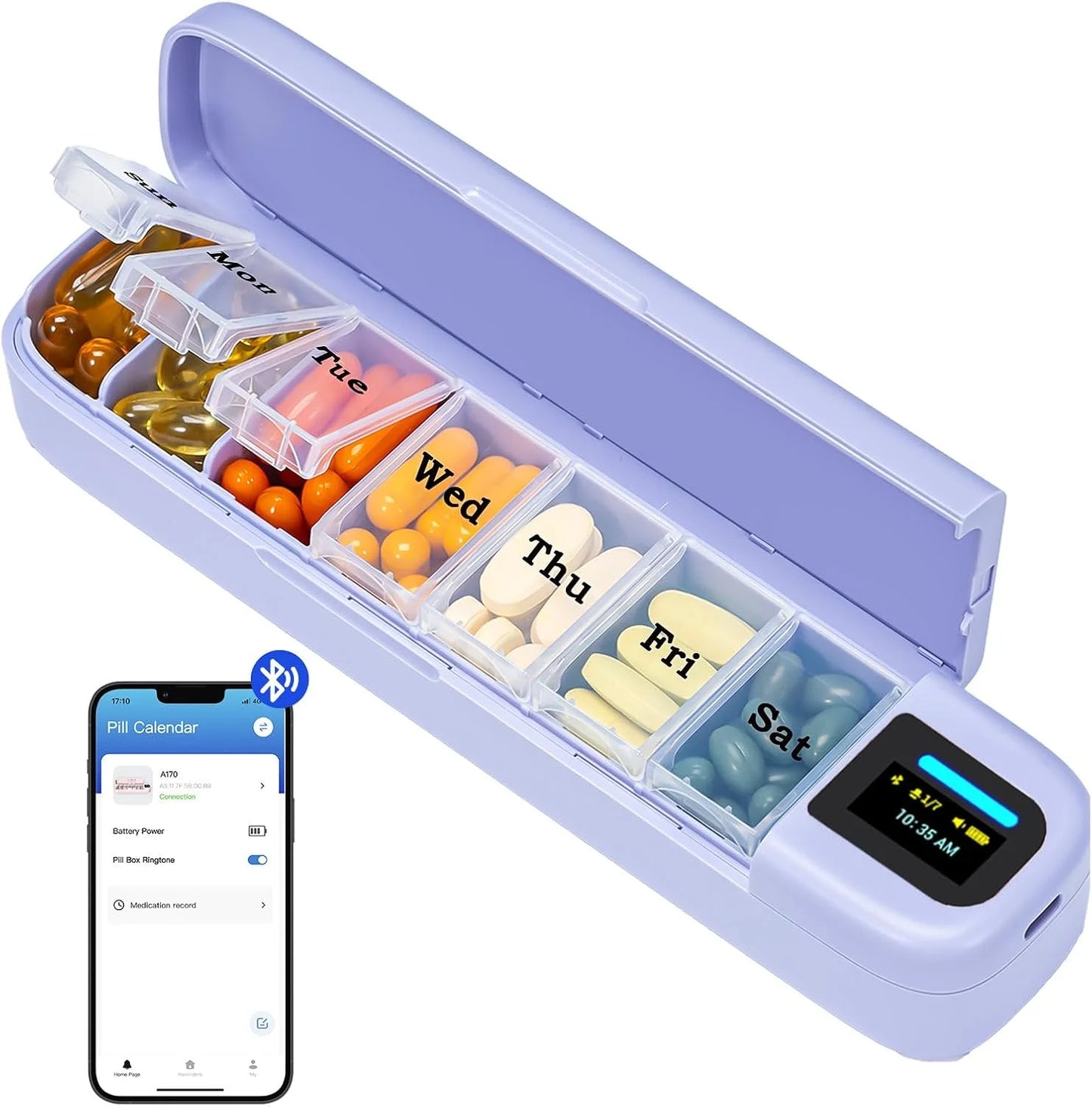 Timsmile™ - Smart Weekly Pill Organizer Box