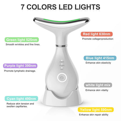 LumiLift Pro™ - 7-Color LED Face & Neck Massager