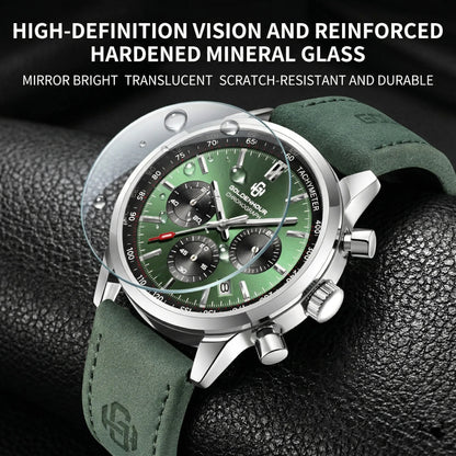 Veylance™ - Luxury Green Chronograph Watch